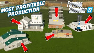 FS22 Most Profitable Production  Farming Simulator 22 [upl. by Perren]