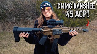 CMMG BANSHEE 45 ACP RANGE REVIEW  HOME DEFENSE HEAVEN❗️ [upl. by Brittney]