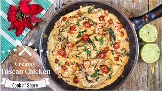 Creamy Tuscan Chicken in 30 Minutes [upl. by Naleek]