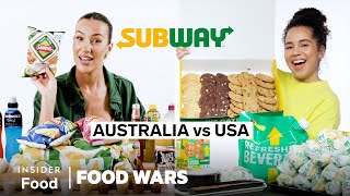 US vs Australia Subway  Food Wars  Insider Food [upl. by Paviour]