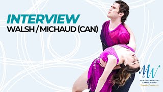 Interview Evelyn Walsh and Trennt Michaud CAN  Montpellier 2022  WorldFigure [upl. by Nylessoj]