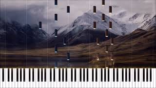 Ludovico Einaudi  Fuori Dal Mondo Synthesia Piano [upl. by Carlyn]