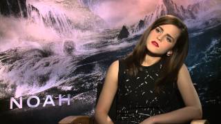 Interview Emma Watson on Darren Aronofskys quotNoahquot MovieZinese [upl. by Aliet]