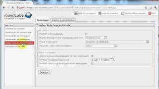 Utilizar o webmail roundcube [upl. by Sulecram]