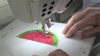 Machine Applique Technique [upl. by Branham]