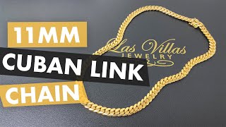 11mm Miami Cuban link Chain from Las Villas Jewelry [upl. by Nnawaj916]