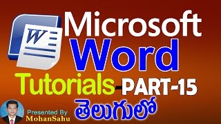 Ms Word Tutorials in Telugu Part  15  Mail Merge LEARN COMPUTER TELUGU VIDEOS [upl. by Janerich]