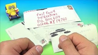 FastFoodToyReviews Viewer fan mail 2172019 [upl. by Nuahc]