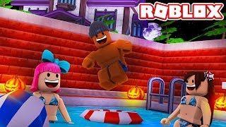 ROBLOX HALLOWEEN POOL PARTY [upl. by Erait]