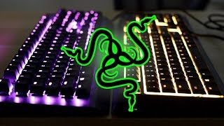 MechaMembrane Vs Mechanical Comparing Razer Keyboards [upl. by Arbmahs]