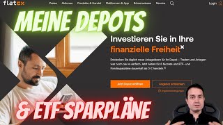 Meine Depots bei Flatex ING Trade Republic Vergleich  Depotbestand [upl. by Lemej]