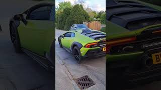 BEAUTIFUL SPECCED 24 PLATE LAMBORGHINI HURACAN STERRATO lamborghini carspotting [upl. by Tuchman]