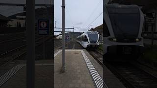 Einfahrt S9 in Sissach sbb cff ffs sbahn stadler trainspotting schweiz shorts yt [upl. by Retsub]