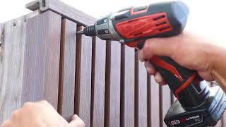 NewTechWood European Style Siding Vertical Installation Video [upl. by Mile]