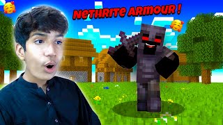 My Fully Enchanted Nethrite Armour😈 Full Base Tour😍 [upl. by Annovoj]