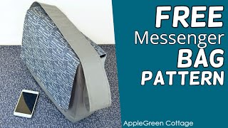 Messenger bag  FREE pattern [upl. by Fries]