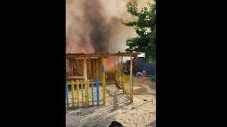 URGENT Abidjan Incendie à YopougonNiangon Lokoua nouveau quartier à côté de la nouvelle mosquée [upl. by Bernt]