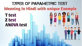 Types of Parametric Test  T test  Z test  ANOVA test [upl. by Tessie]