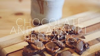 Chocolate caramel pretzel snack  VEGAN [upl. by Oba]