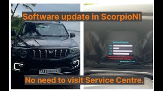 Software update in Scorpio N  No need to visit Service Center  Do it YourselfMOTORSnROADS [upl. by Ylrad512]