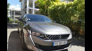 Essai nouvelle Peugeot 508 GTLine 16l 225 EAT8 Martinique Production by Grantomobilfr 2019 [upl. by Maribel733]