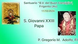 Santuario “BV del Buon Consiglioquot Messa 10102024 P Gregorio M Adolfo [upl. by Waal]