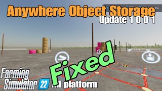 Anywhere Object Storage  FS22 UPDATE June 1424 [upl. by Atterbury962]