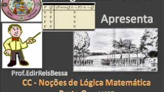 Noções Lógica 7  DE MORGAN  EQUIVALÊNCIAS  FÁCIL FÁCIL  CC V407wmv [upl. by Hgielrahc870]