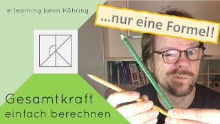 Kräfteaddition  Vektoren addieren  Berechnung  Physik einfach erklärt  Schulphysik [upl. by Ellerol]