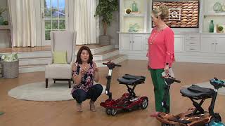 EV Rider Auto Fold Plus 4Wheel Mobility Scooter on QVC [upl. by Yahsed515]