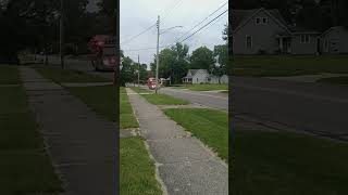 Elkhart fire department responding [upl. by Aihseyk944]