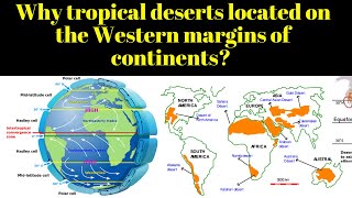 How Tropical Deserts are Formed amp Why tropical deserts located on the Western margins of continents [upl. by Paresh]