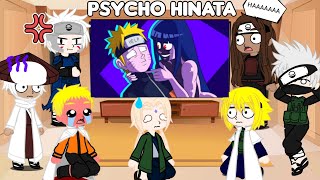 Hokages react PSYCHO HINATA 😂❤️ NARUTO ANIMATION [upl. by Notsahc]