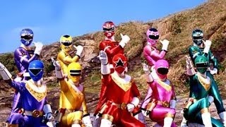 Carranger Vs Ohranger Henshin amp Roll Call [upl. by Ul]