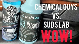 Chemical Guys Inner Clean Interior Quick Detailer Vs Suds Lab D3 Cleaner Amazing Car Product Review [upl. by Arsuy]