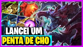 PENTA KILL DE CHO GATH  League of Legends  CHO GATH VS AMBESSA [upl. by Ailina]