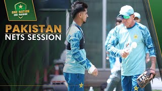 Pakistan Nets Session  Preparing for the first ODI against Australia tomorrow 🏏  PCB  MA2A [upl. by Anavlis]