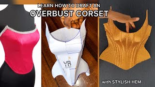 Detailed video on HOW TO DRAFT AN OVERBUST CORSET [upl. by Nnor411]