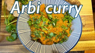 Arbi Curry  Arbi Masala Curry  Taro creamy curry [upl. by Efram]