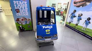 2024 retake of the 1999 Kiddy Rides Australia Toytown Police Van kiddie ride at Punggol Plaza [upl. by Sinnylg]