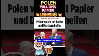 💥POLEN gibt DEUTSCHLAND PAPIER🩵💥 afd politik scholz polen neuwahlen papier lindner spd [upl. by Wakerly]