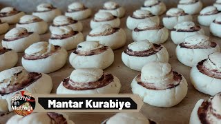 😋👌🏻🍴 Mantar Kurabiye 🍴👌🏻😋kurabiyetarifi aboneol [upl. by Enyawal]