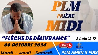 PLMPRIÈRE MIDI  FLÈCHE D DÉLIVRANCE  MARDI 08 OCTOBRE 2024  PLM AMEN 3 FOIS [upl. by Eannyl]