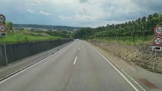 Mercedes Actros 1851 POV Vaihingen an der Enz nach Grossbottwar  Brackenheim HN bis Grossbottwar [upl. by Nonnerb906]