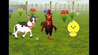 E il gallo corococò e la gallina cò e il pulcino pio  granja de zenon  vaca lola remix  ep2 [upl. by Neidhardt]