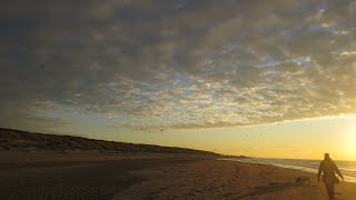 Strandwandeling van Noordwijk naar Katwijk aan zee [upl. by Kappenne]