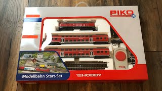 Piko 57150 StartSet DB Regio mit BR218  Test amp Review Unboxing  Märklin Modellbahn Alternative [upl. by Tterej574]