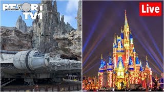 🔴Live Star Wars Galaxys Edge amp Magic Kingdom CoasttoCoast Live Stream  6719 [upl. by Wolliw]