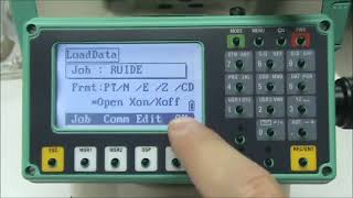 Programa de descarga de datos Estaciones totales Ruide RTS 820 R2 [upl. by Melania]