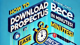 How to Download your BECE School Prospectus in Minutes [upl. by Matthaeus528]